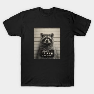 Raccoon Mugshot by © Buck Tee Originals T-Shirt